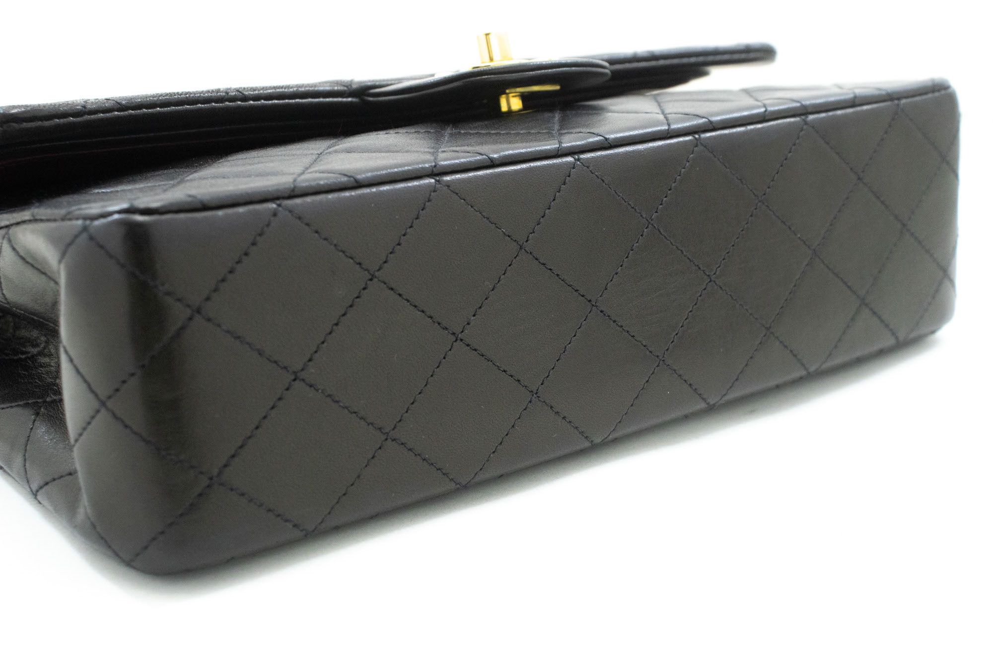 Chanel Black Leather Shoulder Bag (Pre-Owned) Size ONE SIZE - 12 Thumbnail