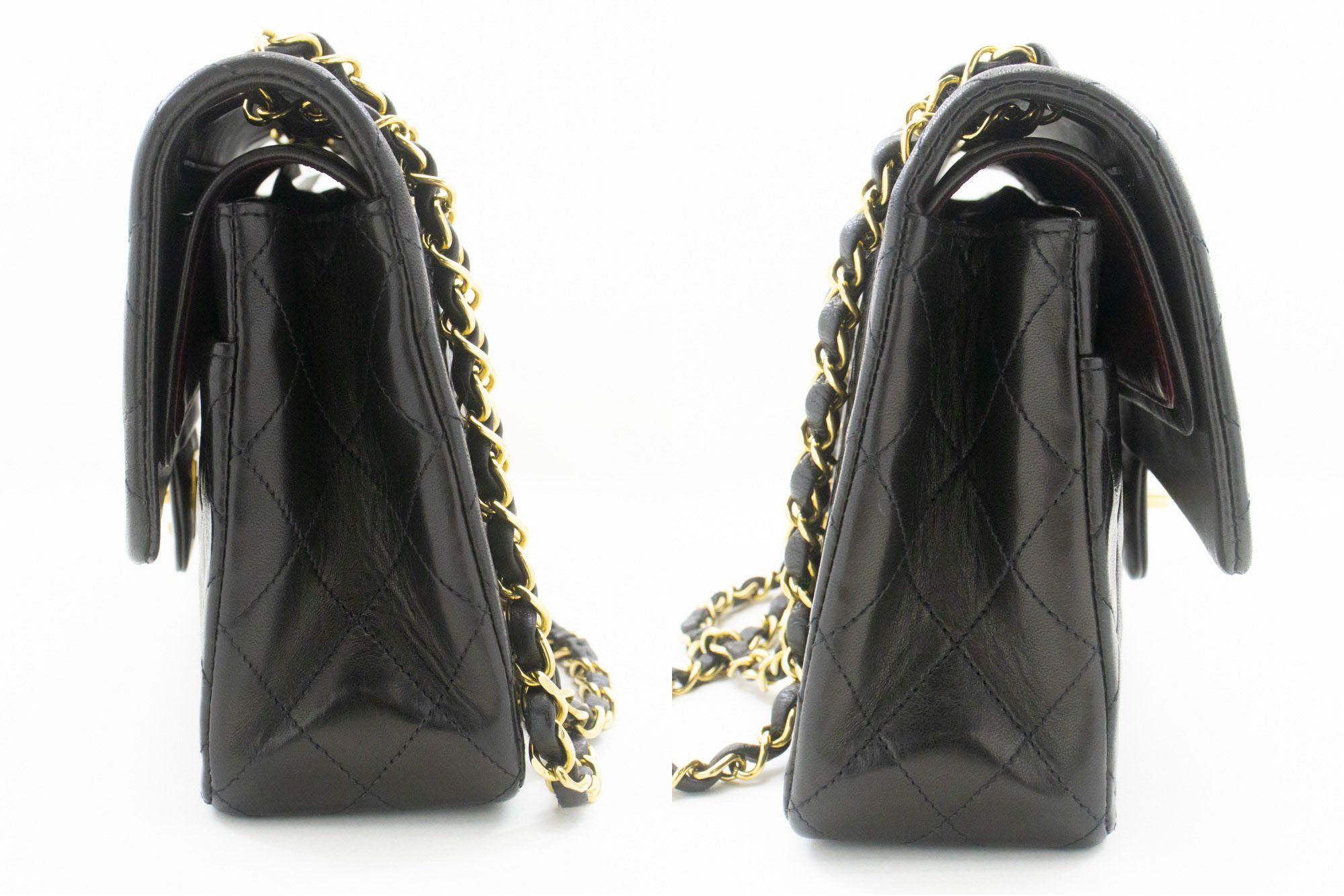 Chanel Black Leather Shoulder Bag (Pre-Owned) Size ONE SIZE - 3 Thumbnail