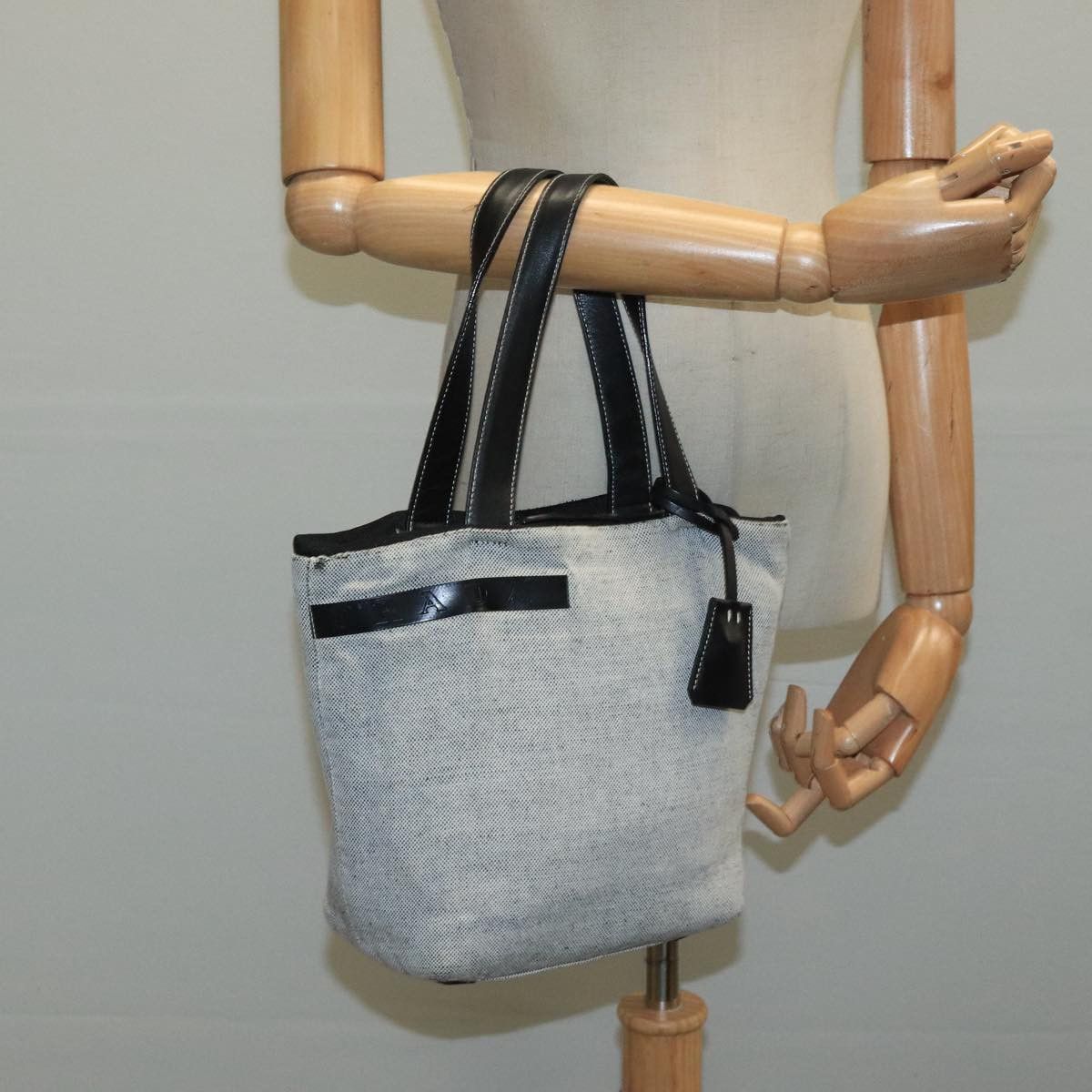 Prada Sports Grey Canvas Handbag (Pre-Owned) Size ONE SIZE - 14 Thumbnail