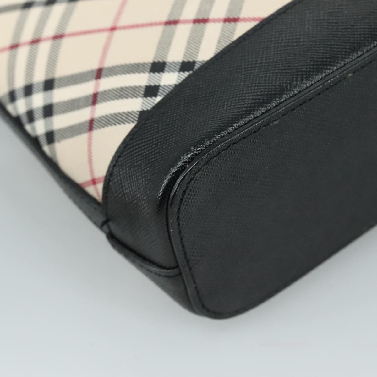 Burberry Nova Check Beige Canvas Shoulder Bag (Pre-Owned) Size ONE SIZE - 10 Thumbnail