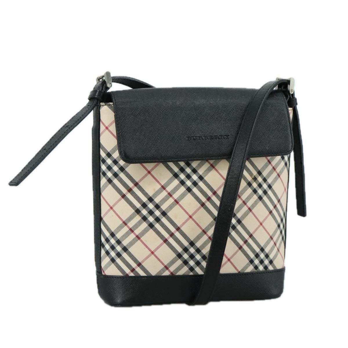 Burberry Nova Check Beige Canvas Shoulder Bag (Pre-Owned) Size ONE SIZE - 14 Thumbnail