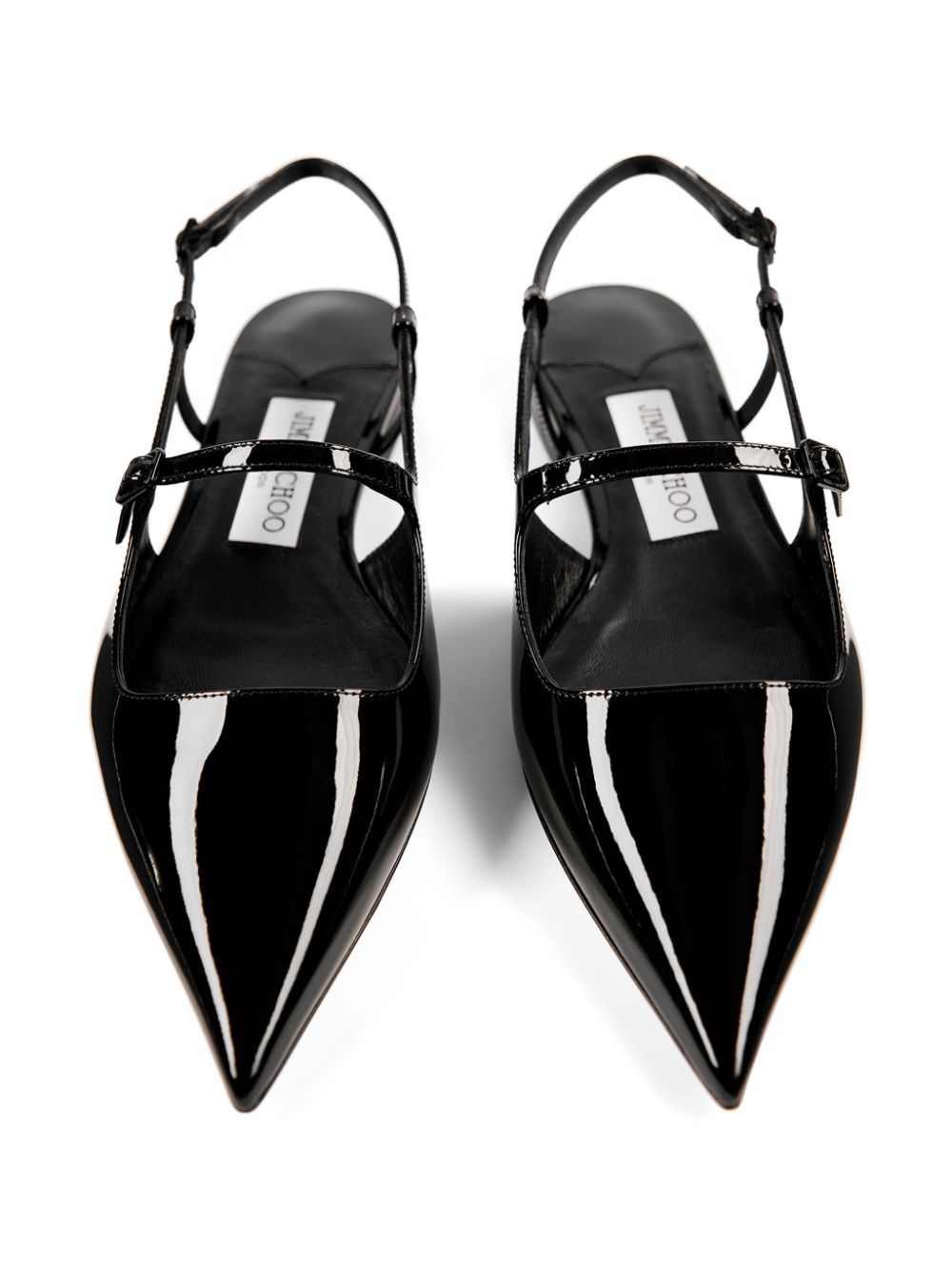 Jimmy Choo DIDI PATENT LEATHER BALLETS Size US 7.5 / IT 37.5 - 3 Thumbnail
