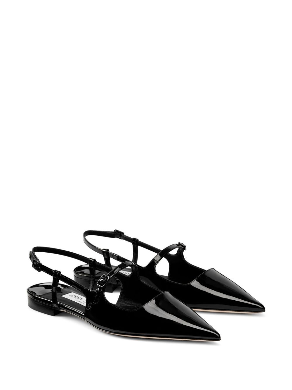 Jimmy Choo DIDI PATENT LEATHER BALLETS Size US 7.5 / IT 37.5 - 2 Thumbnail