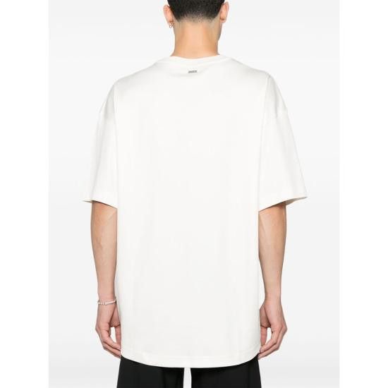 Mugler MUGLER Men T-Shirts TS0104 1014 WHITE Size US S / EU 44-46 / 1 - 4 Thumbnail