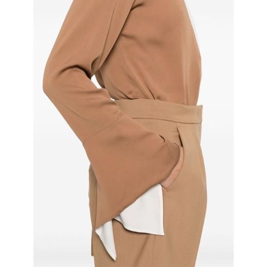 Max Mara MAX MARA Women Shirts PIO 143 003 BROWN Size S / US 4 / IT 40 - 2 Thumbnail