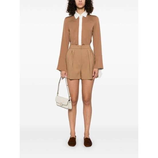 Max Mara MAX MARA Women Shirts PIO 143 003 BROWN Size M / US 6-8 / IT 42-44 - 5 Thumbnail