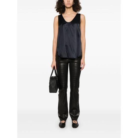Max Mara MAX MARA Women Tops FILLY 133 003 BLUE Size M / US 6-8 / IT 42-44 - 4 Thumbnail