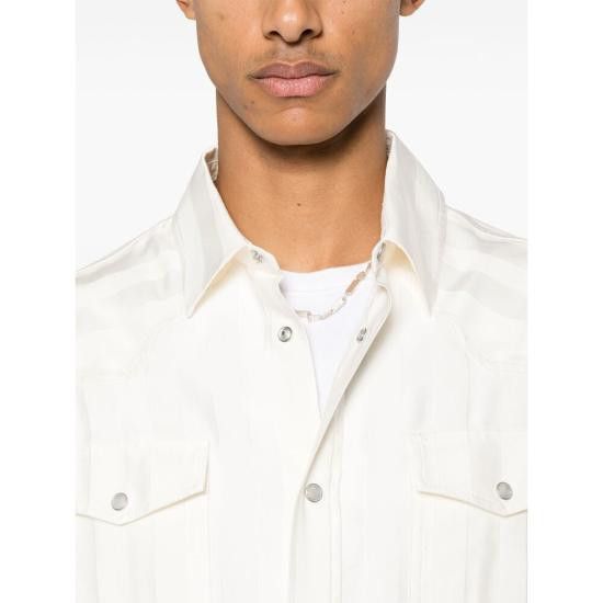 Golden Goose GOLDEN GOOSE Men Long Tops GMP02252 P001877 20103 WHITE Size US L / EU 52-54 / 3 - 4 Thumbnail
