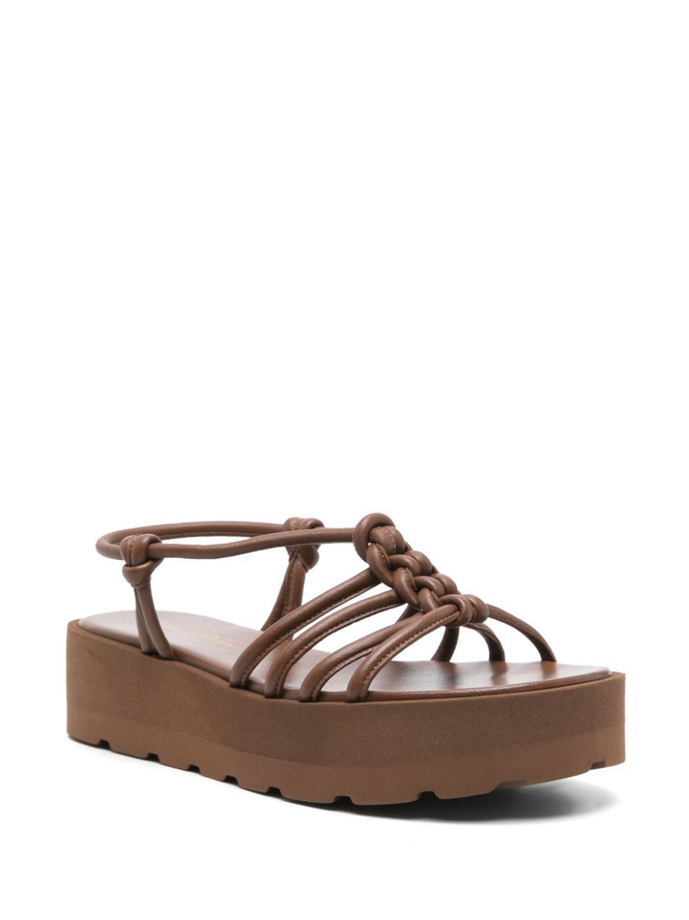 Gianvito Rossi HEBE LEATHER SANDALS Size US 11 / IT 41 - 2 Thumbnail