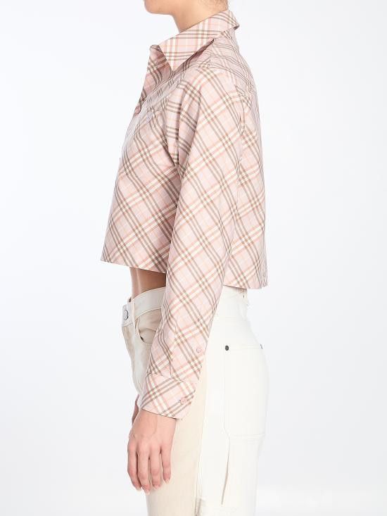 Burberry BURBERRY Women Shirts 8101126 PINK Size S / US 4 / IT 40 - 3 Thumbnail