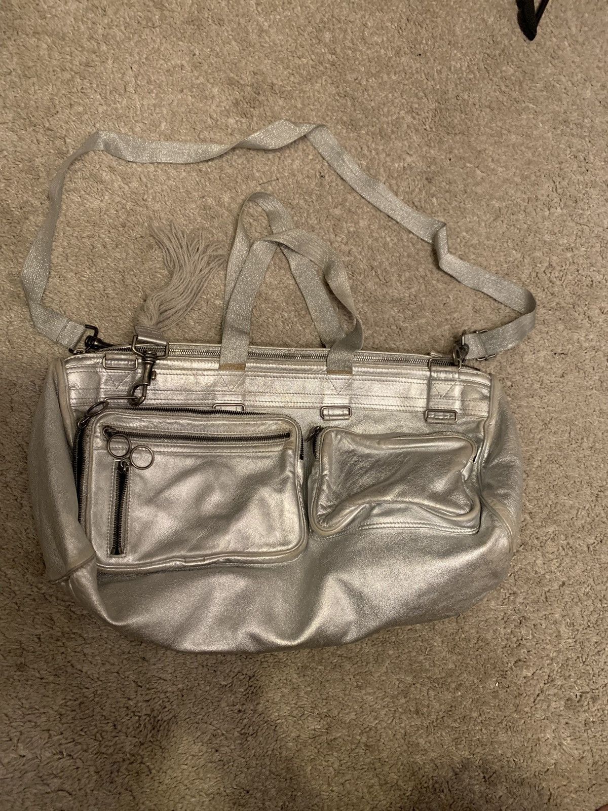 Dior SS07 silver deville bag | Grailed