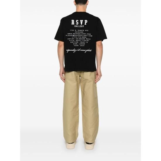Agolde AGOLDE Men T-Shirts A1023 1521 GLR BLKW BLACK Size US S / EU 44-46 / 1 - 2 Thumbnail