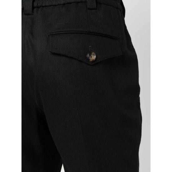 PT Torino PT TORINO Men Straight Pants CM14 RFRBB30REW 0990 BLACK Size US 36 / EU 52 - 4 Thumbnail
