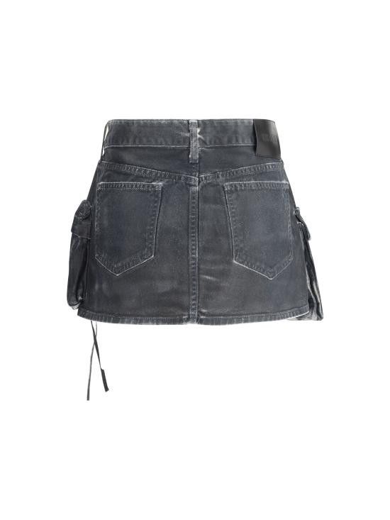 The Attico THE ATTICO Women Skirts 250WCR00136DDD100AA 184 BLACK Size 27" / US 4 / IT 40 - 2 Thumbnail