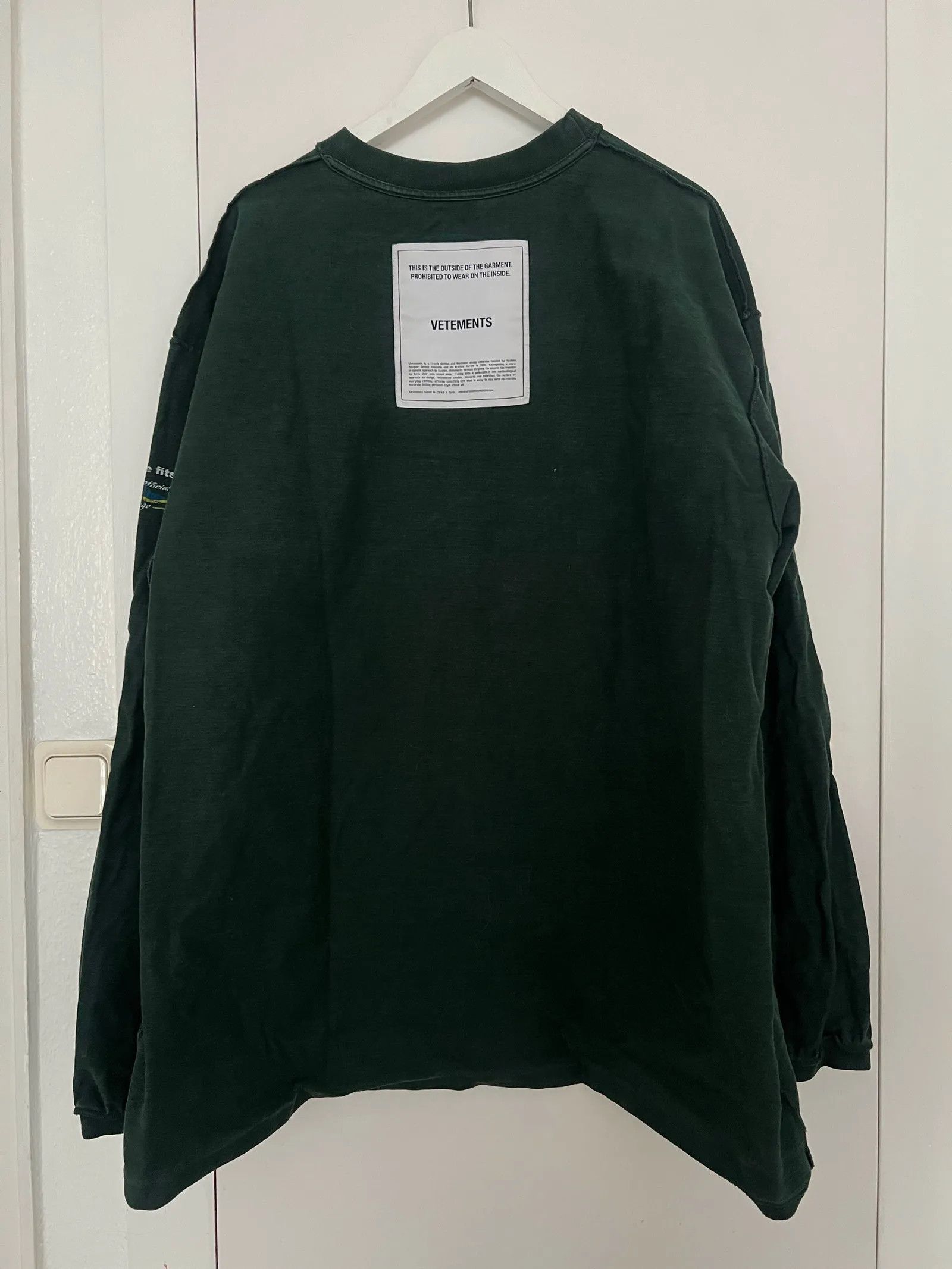 Vetements Vetements Dark green vert foncé Cardigan Size US S / EU 44-46 / 1 - 2 Thumbnail