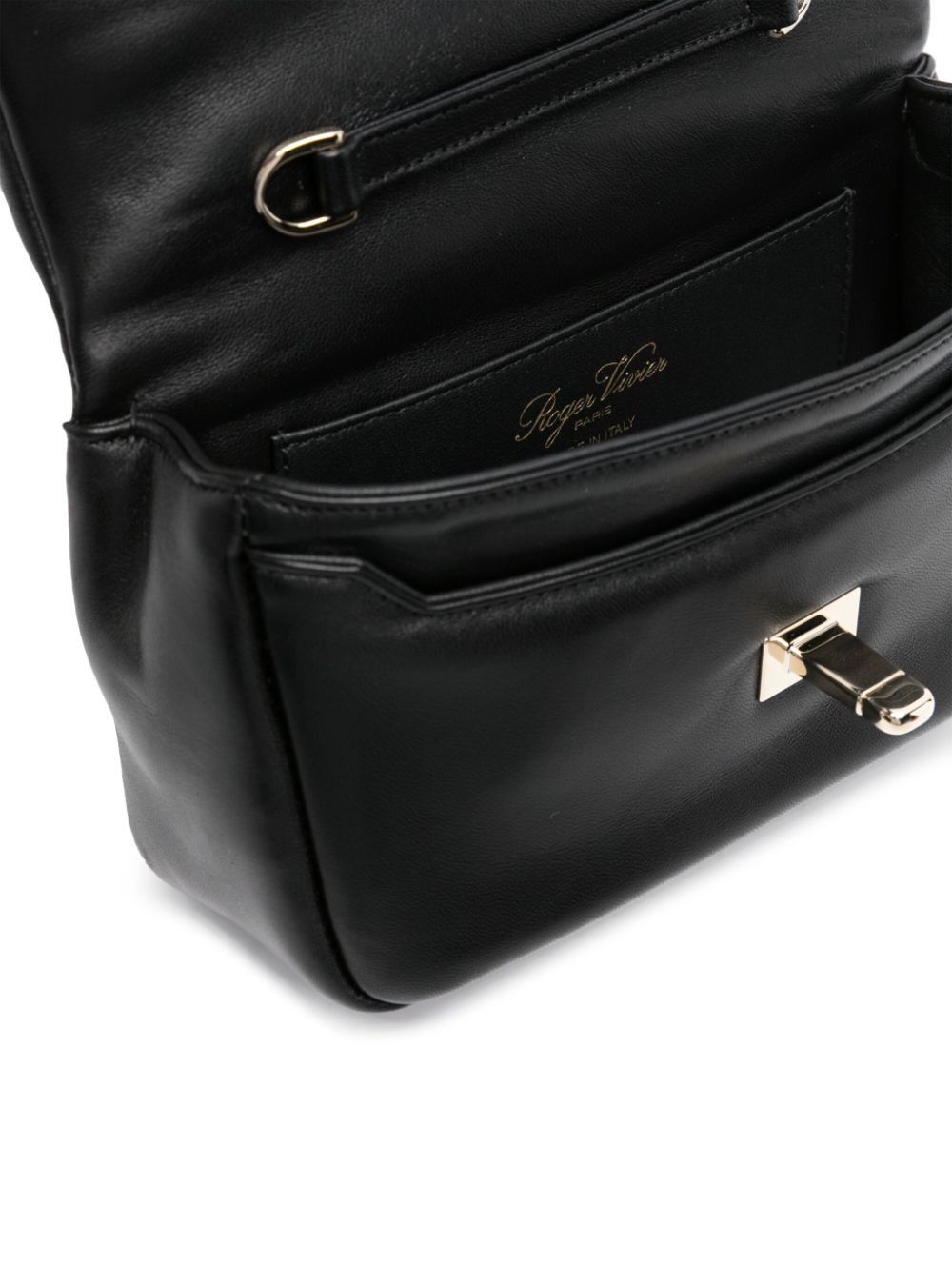 Roger Vivier VIV CHOC MINI LEATHER CROSSBODY BAG Size ONE SIZE - 5 Thumbnail