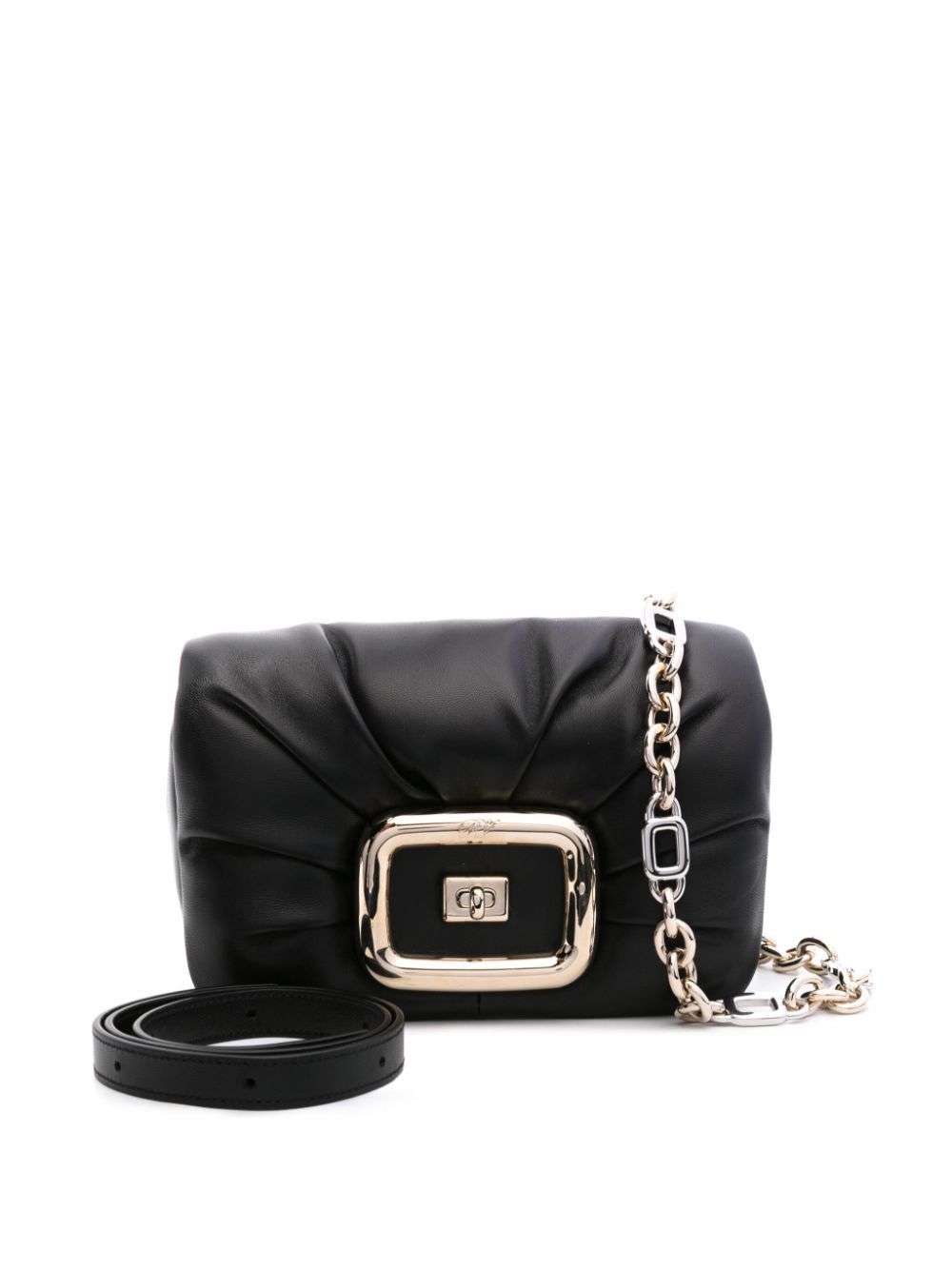 Roger Vivier VIV CHOC MINI LEATHER CROSSBODY BAG Size ONE SIZE - 6 Thumbnail