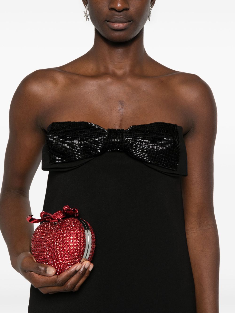 Self-Portrait BOW DETAIL MINI DRESS Size M / US 6-8 / IT 42-44 - 4 Thumbnail