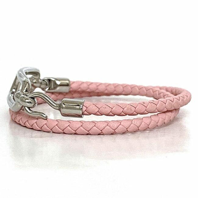 Hermes HERMES Bracelet Pink Leather Size ONE SIZE - 2 Thumbnail