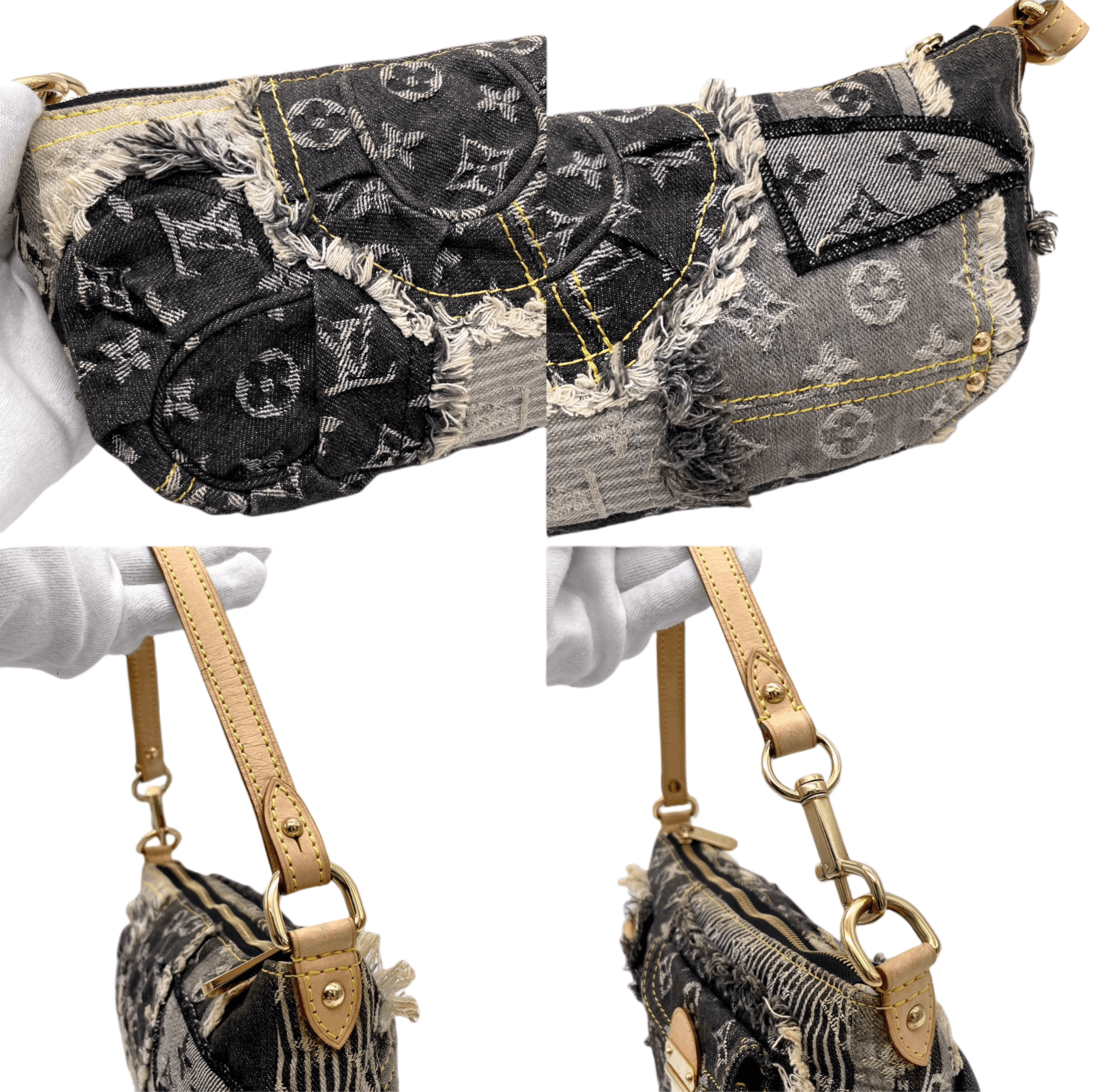 Louis Vuitton Louis Vuitton Monogram Denim Pouch Grip Shoulder Bag Size ONE SIZE - 10 Thumbnail