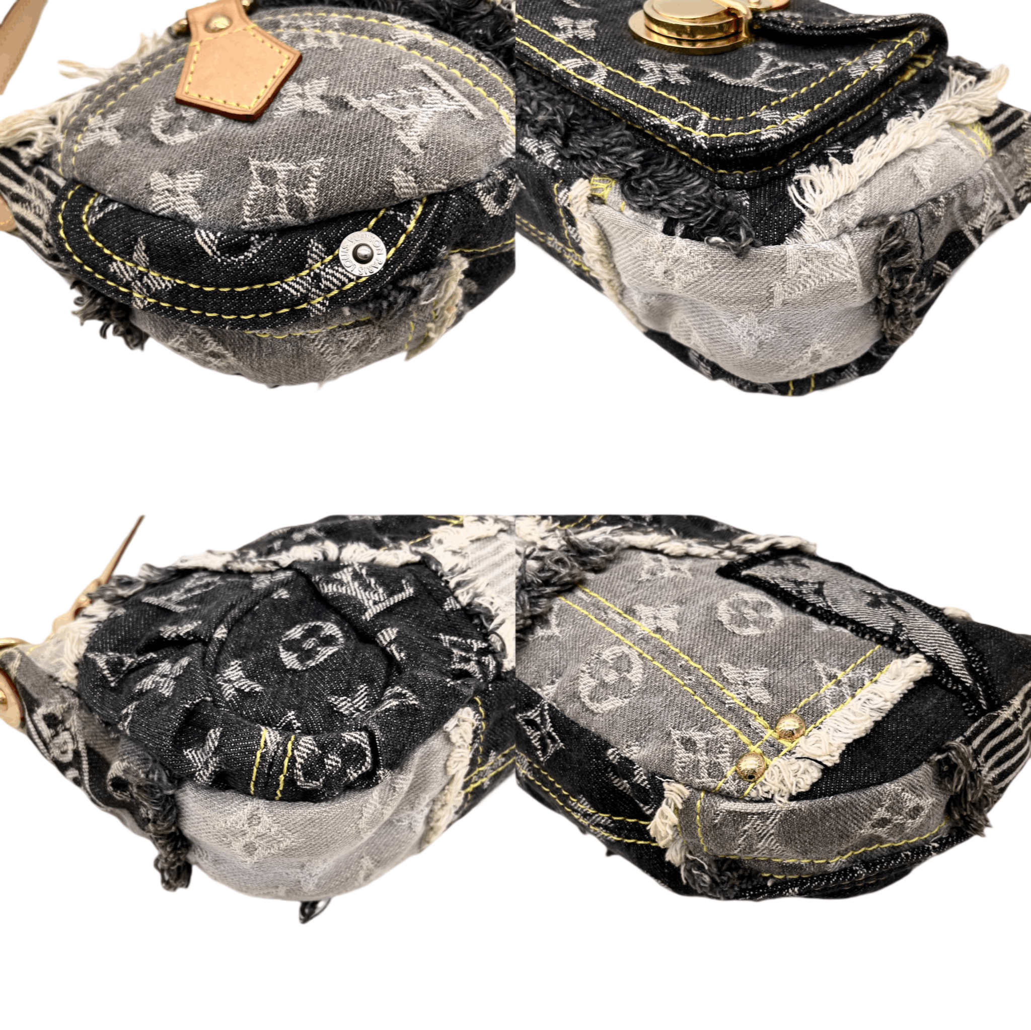 Louis Vuitton Louis Vuitton Monogram Denim Pouch Grip Shoulder Bag Size ONE SIZE - 8 Thumbnail