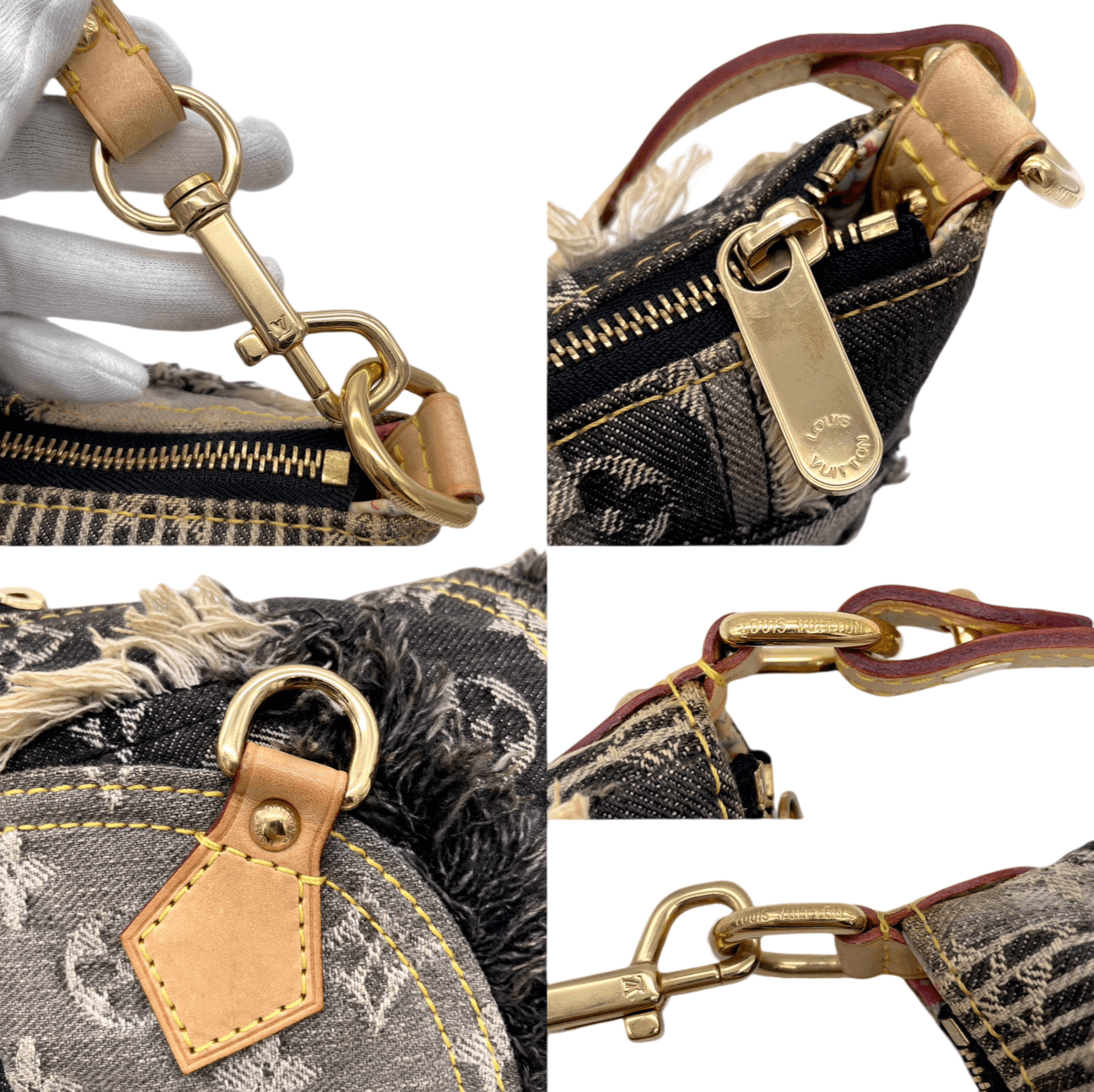 Louis Vuitton Louis Vuitton Monogram Denim Pouch Grip Shoulder Bag Size ONE SIZE - 12 Thumbnail
