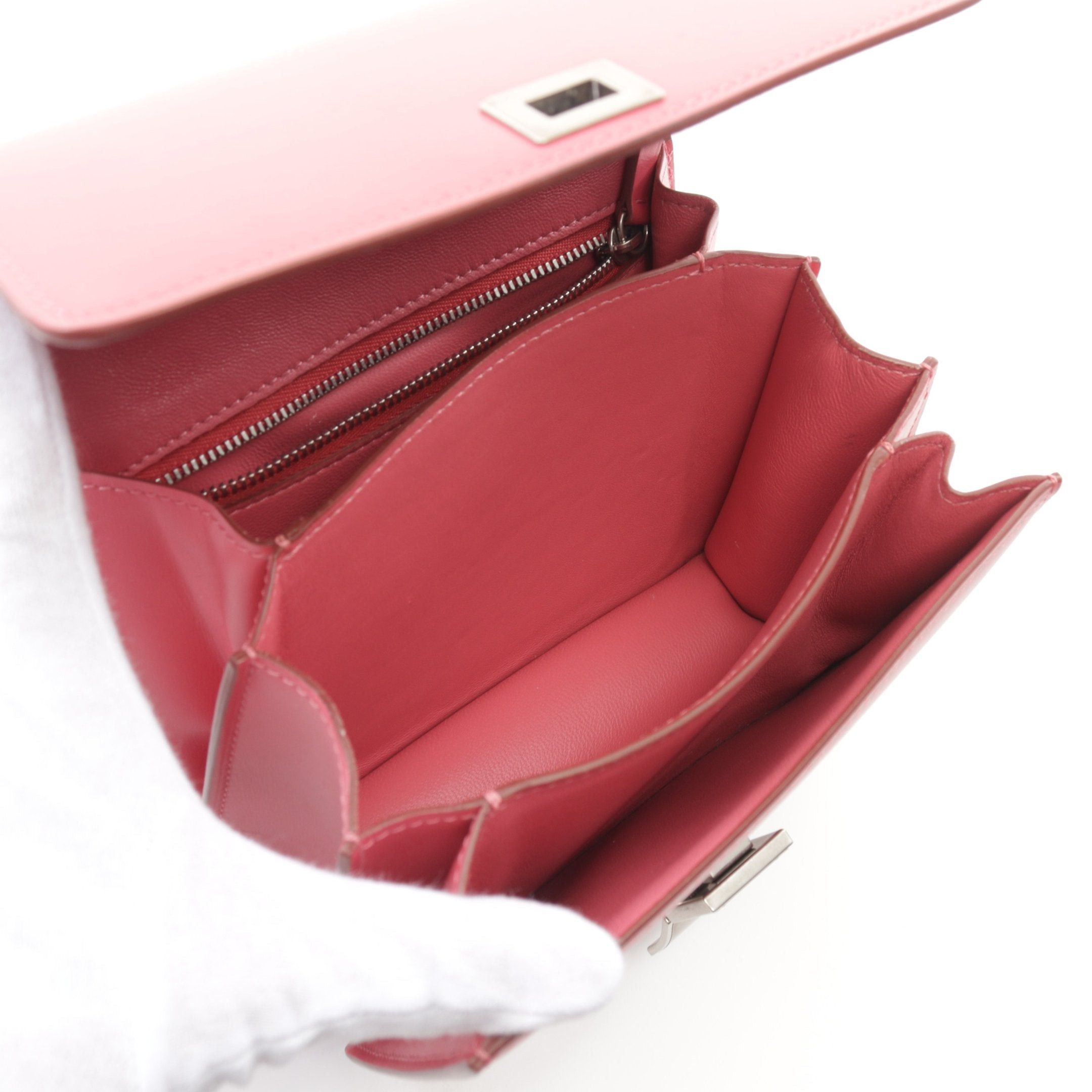 Celine Celine Classic Small Shoulder Bag Leather Pink Size ONE SIZE - 3 Thumbnail