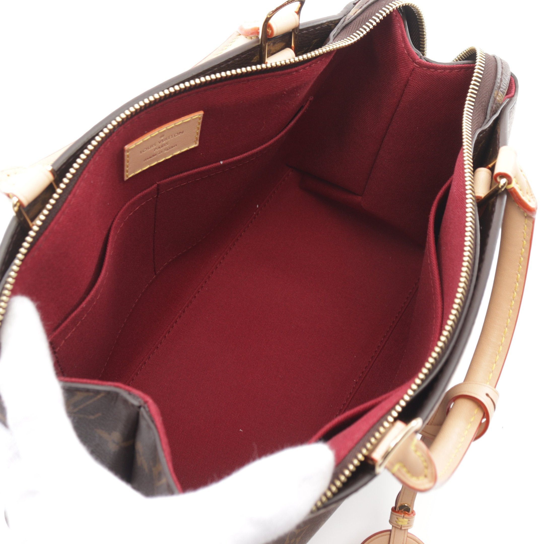 Louis Vuitton Louis Vuitton Petit Pare Pm Monogram Handbag Leather Brown Size ONE SIZE - 3 Thumbnail