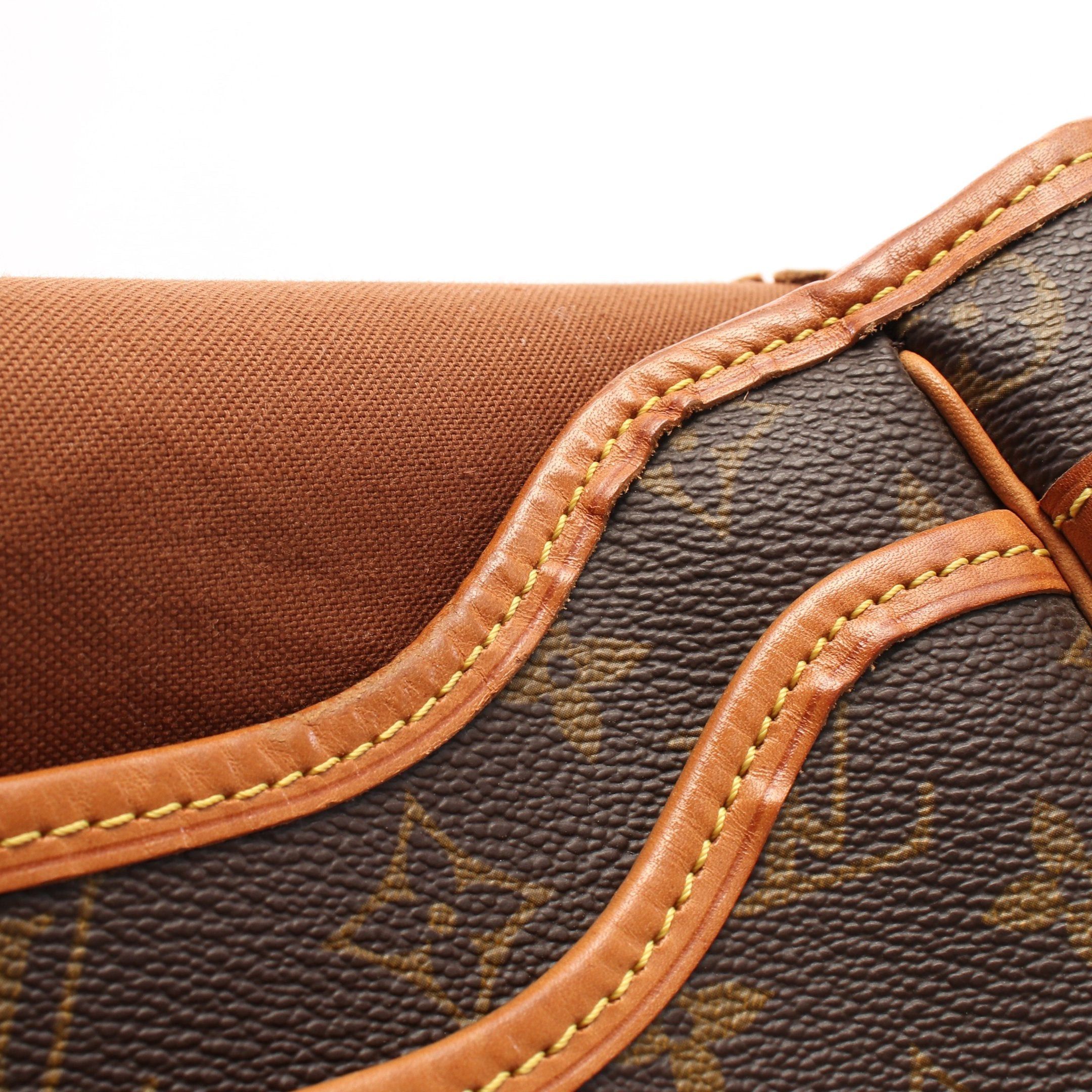 Louis Vuitton Louis Vuitton Gibeciere Gm Monogram Shoulder Bag Leather Brown Size ONE SIZE - 14 Thumbnail