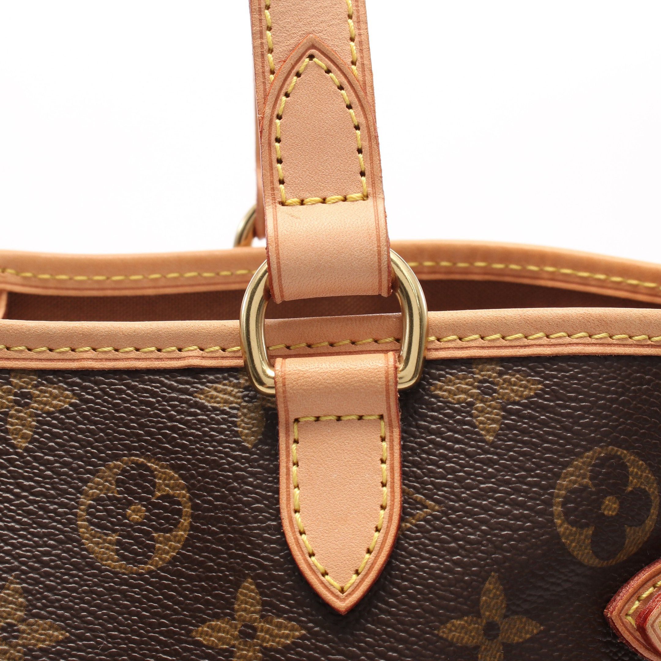 Louis Vuitton Louis Vuitton Batignolles Horizontal Monogram Shoulder Bag Leather Brown Size ONE SIZE - 8 Thumbnail