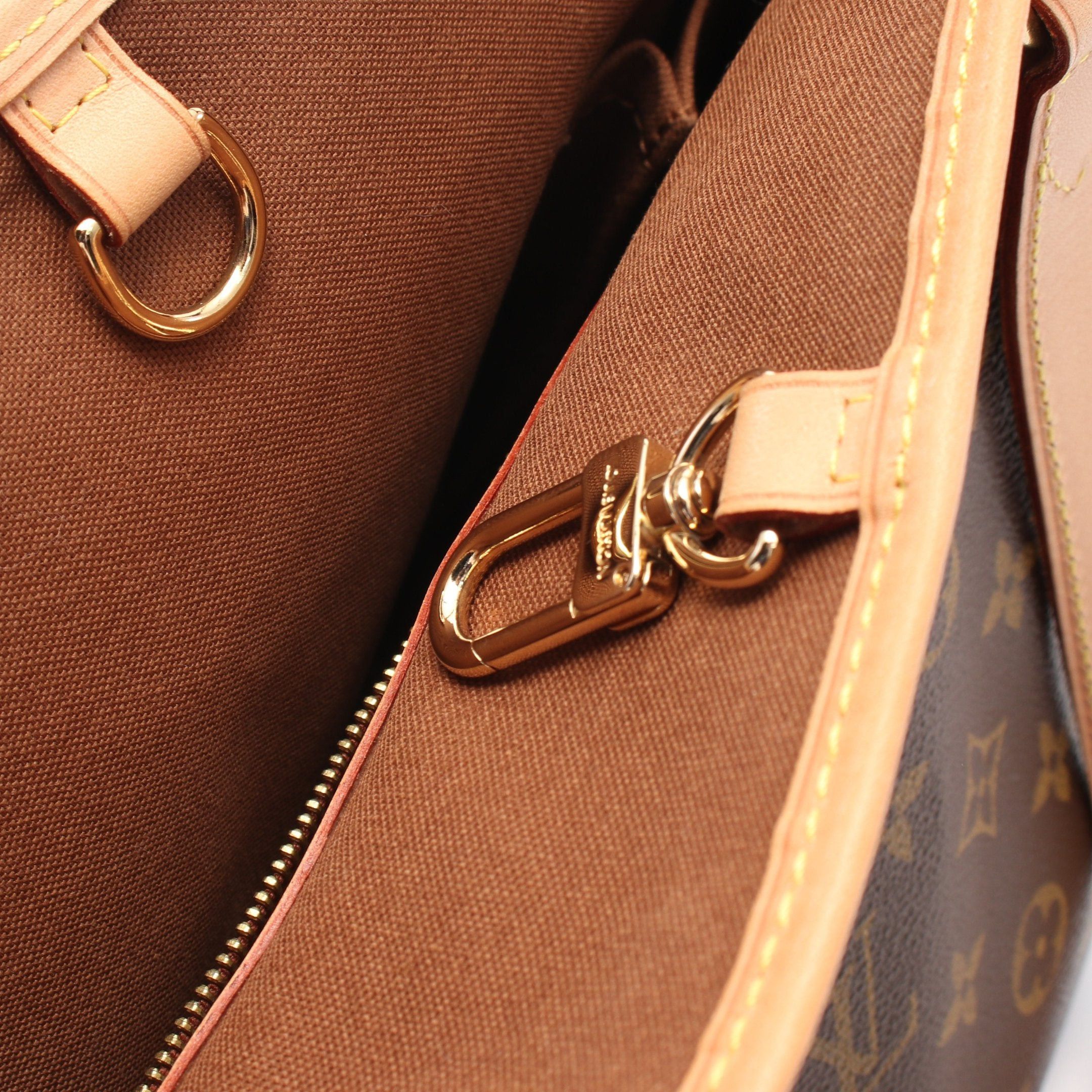 Louis Vuitton Louis Vuitton Batignolles Horizontal Monogram Shoulder Bag Leather Brown Size ONE SIZE - 11 Thumbnail