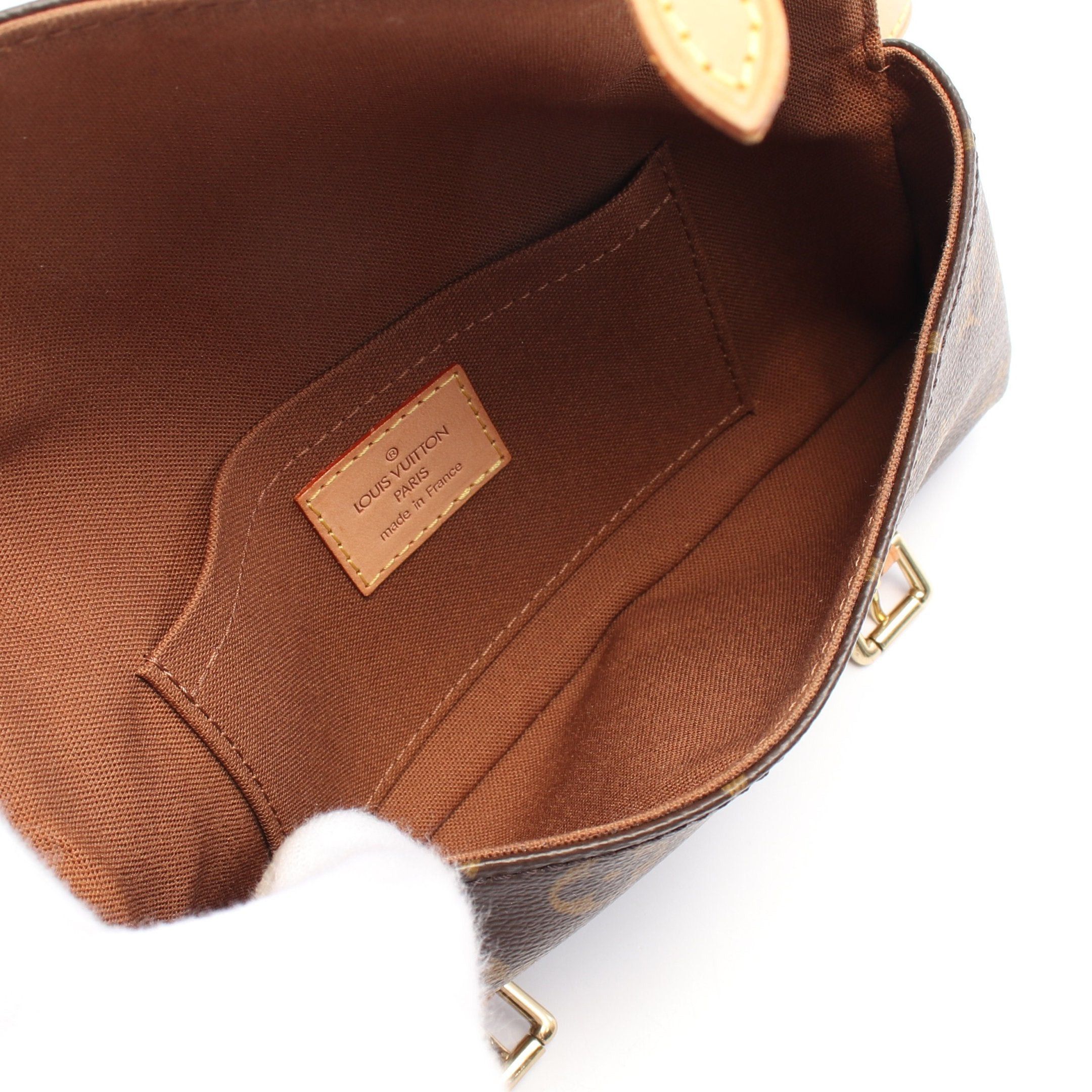 Louis Vuitton Louis Vuitton Pochette Murrell Monogram Body Bag Waist Leather Brown Size ONE SIZE - 3 Thumbnail