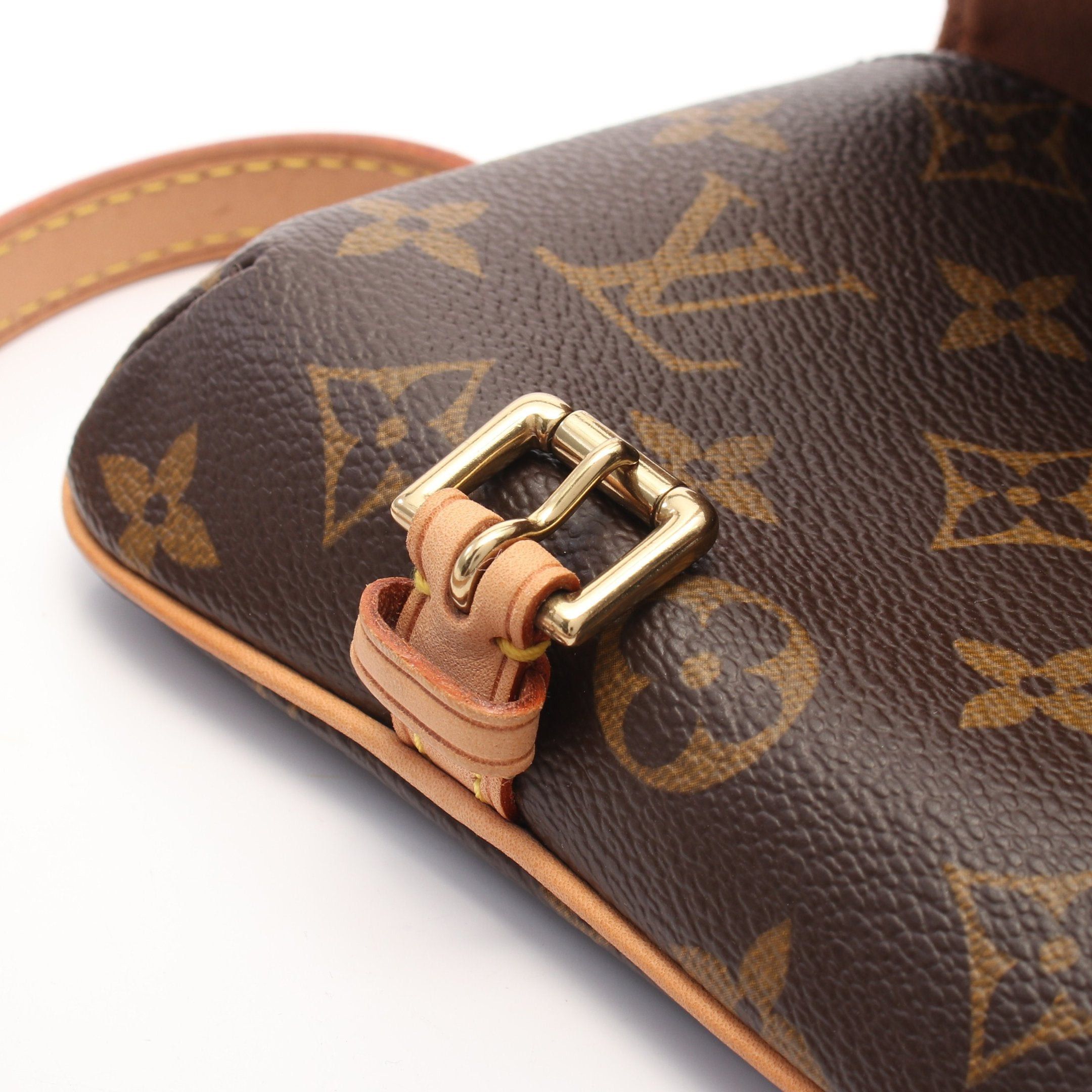 Louis Vuitton Louis Vuitton Pochette Murrell Monogram Body Bag Waist Leather Brown Size ONE SIZE - 10 Thumbnail