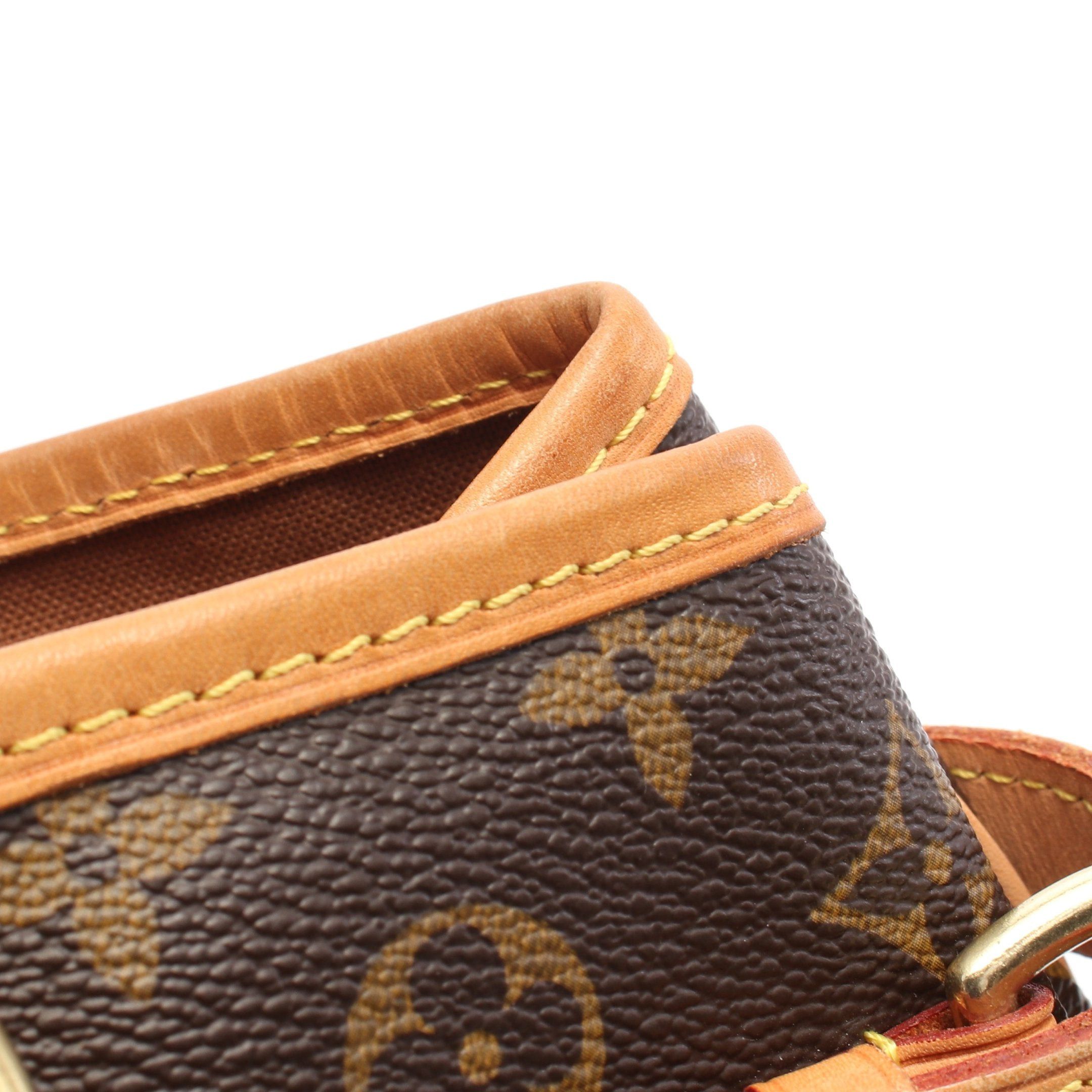 Louis Vuitton Louis Vuitton Batignolles Horizontal Monogram Shoulder Bag Leather Brown Size ONE SIZE - 9 Thumbnail
