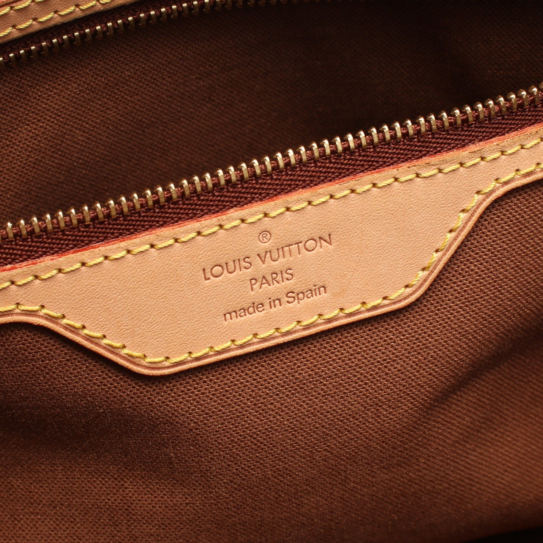 Louis Vuitton Louis Vuitton Batignolles Horizontal Monogram Shoulder Bag Leather Brown Size ONE SIZE - 4 Thumbnail