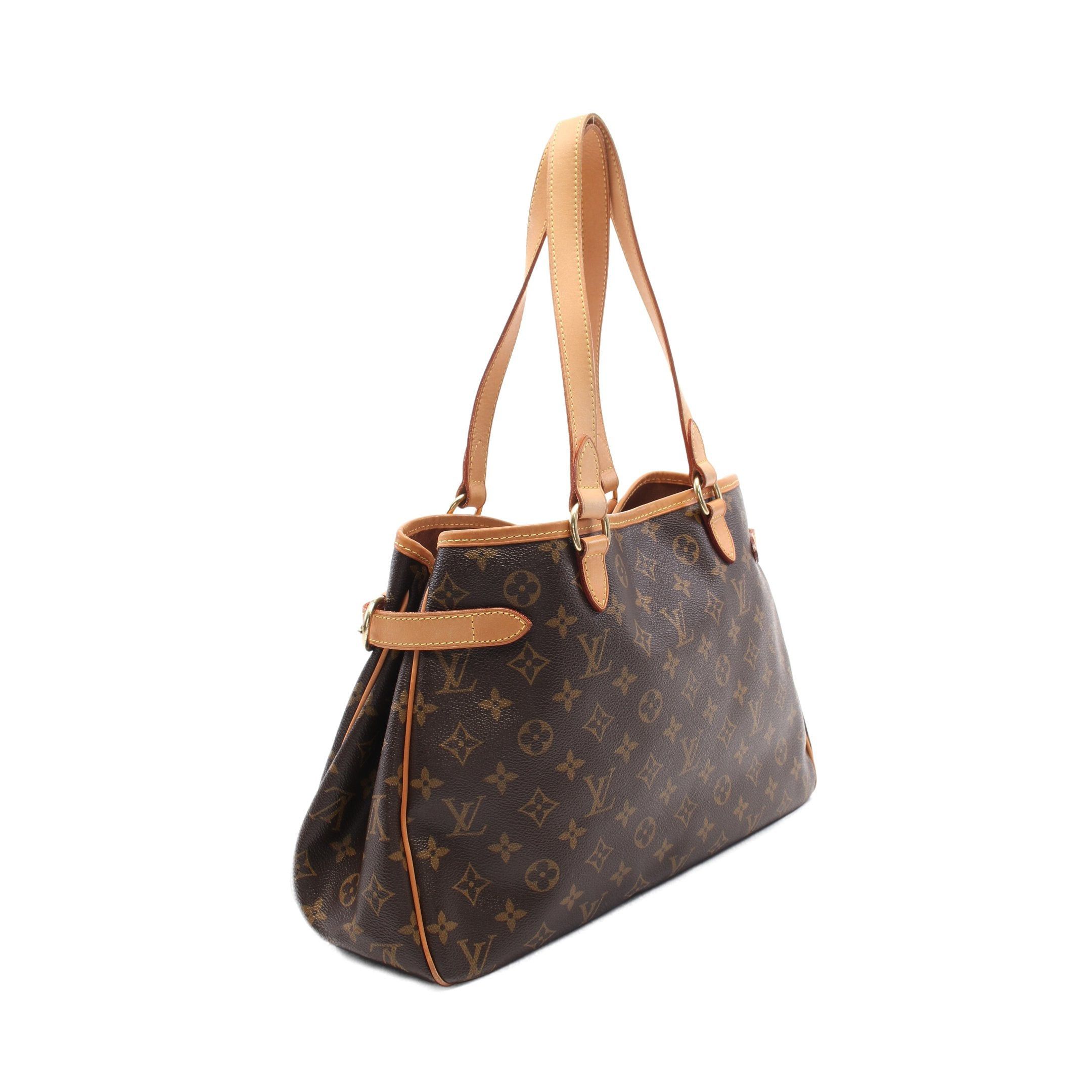 Louis Vuitton Louis Vuitton Batignolles Horizontal Monogram Shoulder Bag Leather Brown Size ONE SIZE - 2 Thumbnail