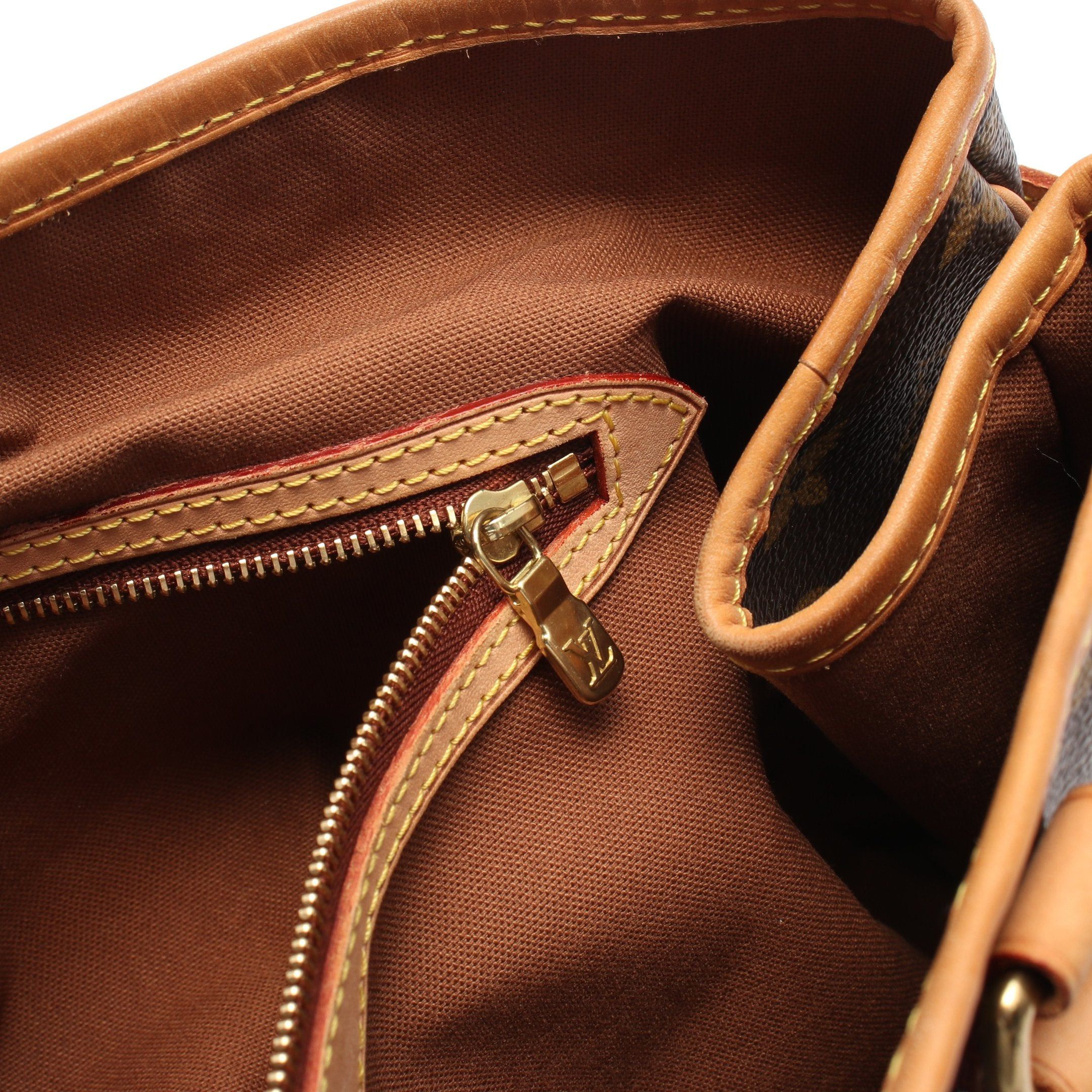 Louis Vuitton Louis Vuitton Batignolles Horizontal Monogram Shoulder Bag Leather Brown Size ONE SIZE - 8 Thumbnail