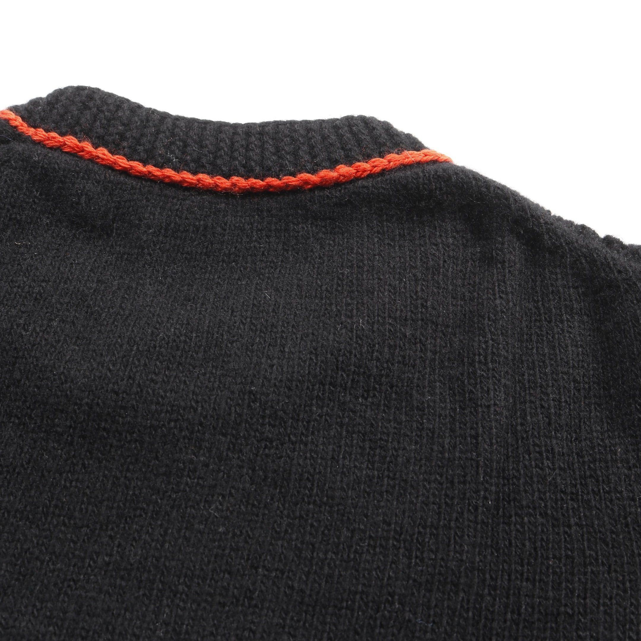 Prada Prada Knit Wool Cashmere Black Red Size ONE SIZE - 12 Thumbnail