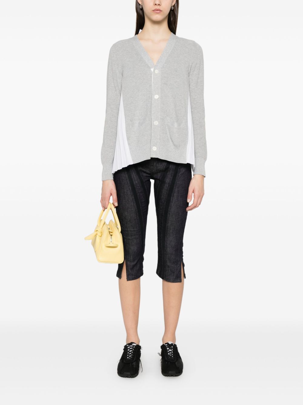 Sacai V-NECKED CARDIGAN Size XL / US 12-14 / IT 48-50 - 4 Thumbnail