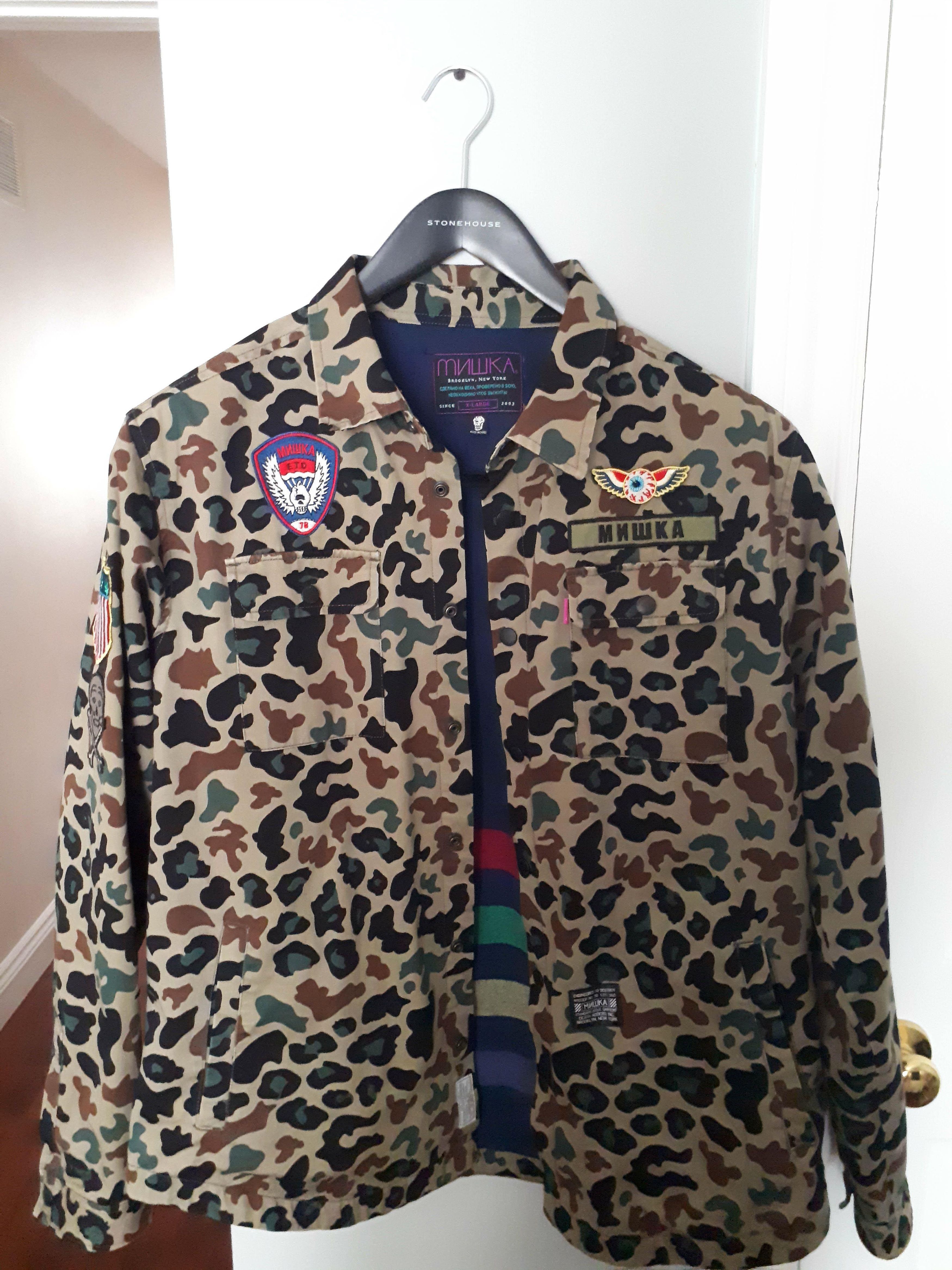Mishka Mishka Leopard Military Style Size US XL / EU 56 / 4 - 1 Thumbnail