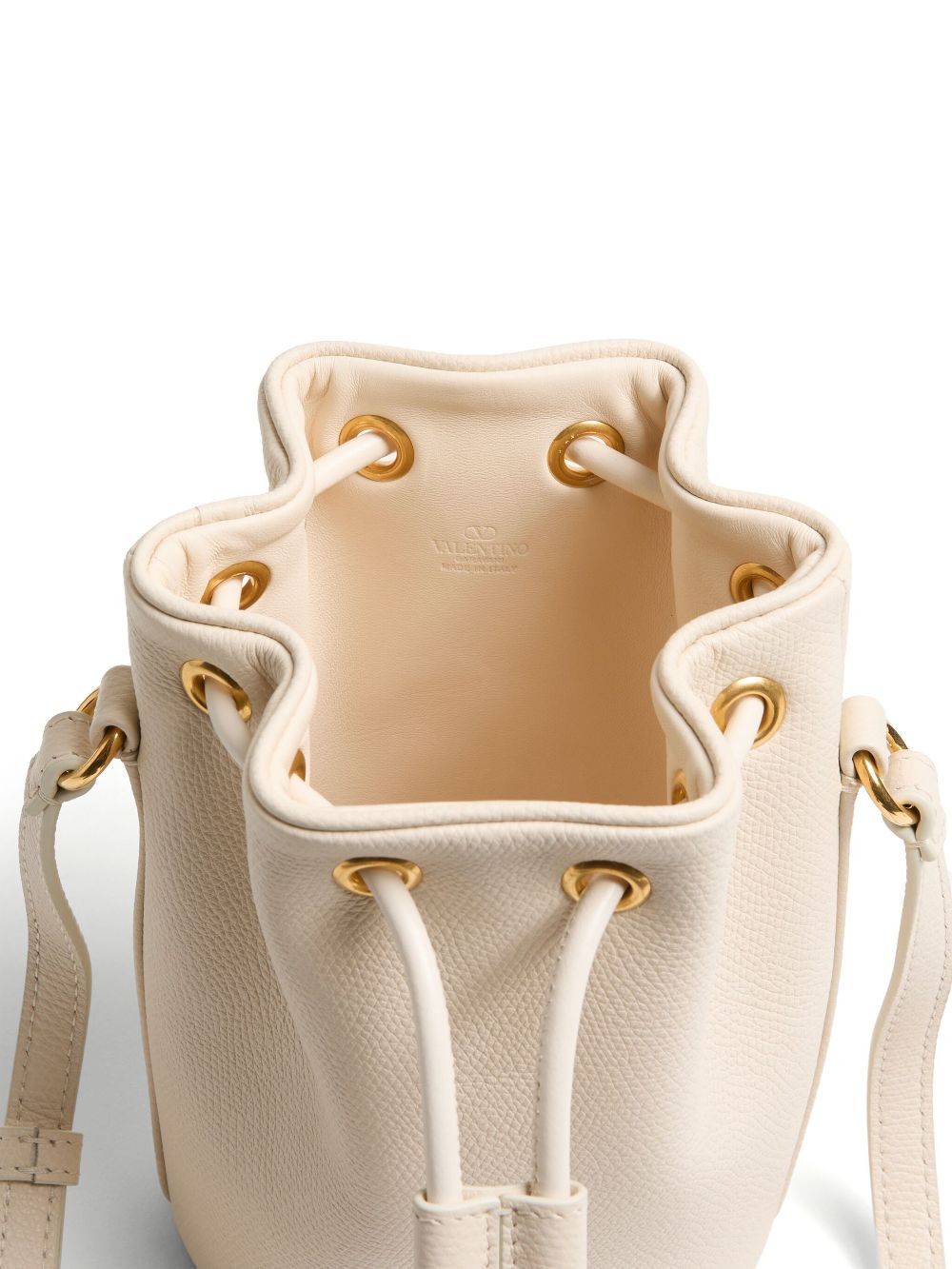 Valentino VLOGO SIGNATURE MINI LEATHER BUCKET BAG Size ONE SIZE - 4 Thumbnail