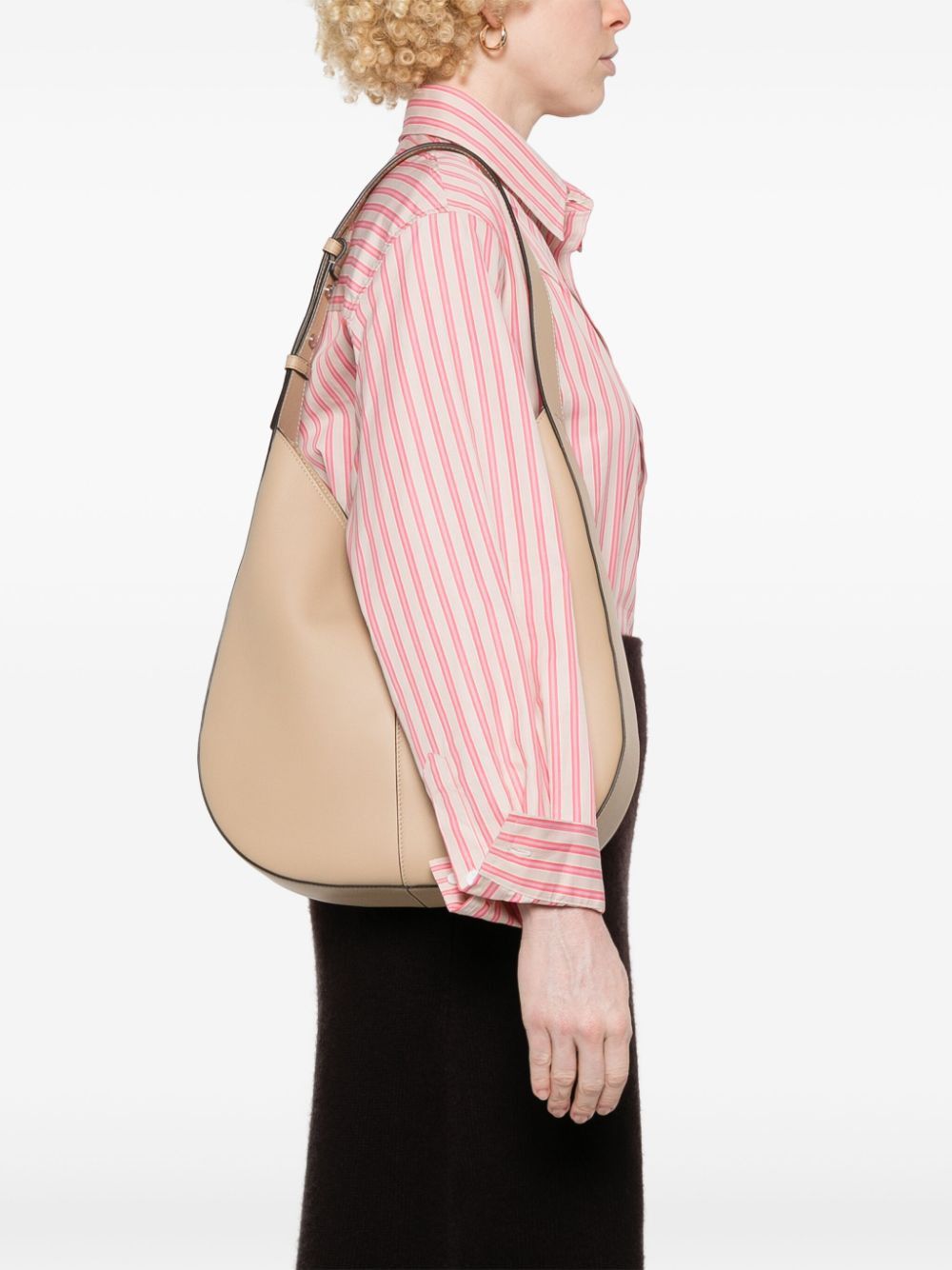 Tod's DI BAG SMALL LEATHER HOBO BAG Size ONE SIZE - 6 Thumbnail
