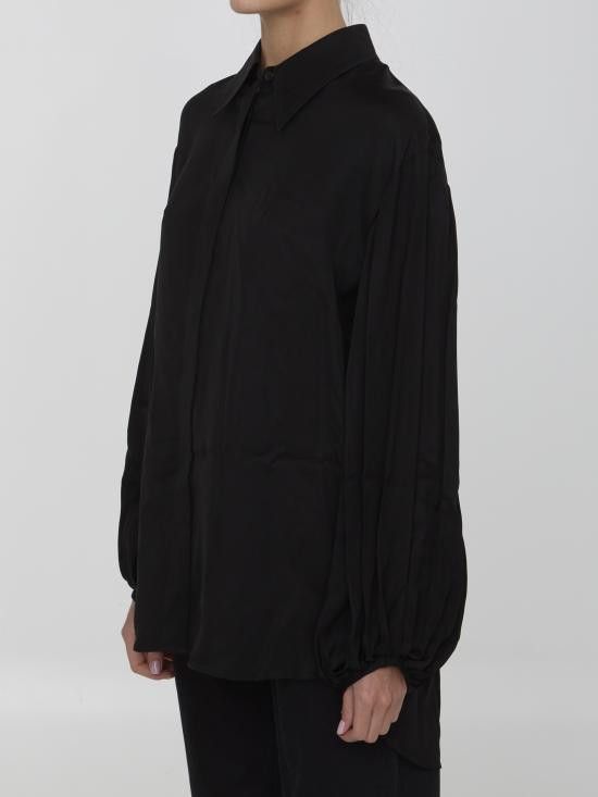 KHAITE KHAITE Women Shirts 23334009 BLACK Size XS / US 0-2 / IT 36-38 - 2 Thumbnail
