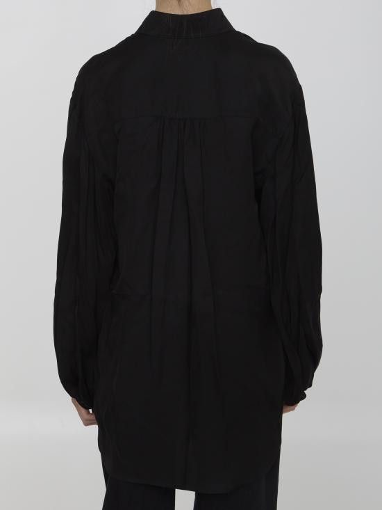 KHAITE KHAITE Women Shirts 23334009 BLACK Size XS / US 0-2 / IT 36-38 - 4 Thumbnail
