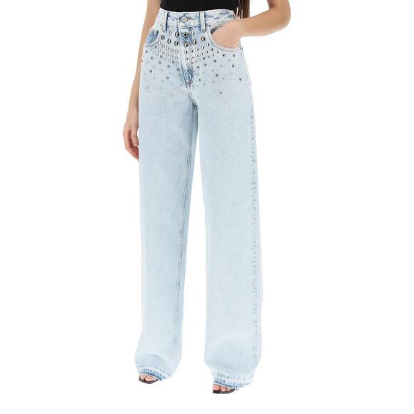 Alessandra Rich Jeans With Studs Size 28" / US 6 / IT 42 - 4 Thumbnail