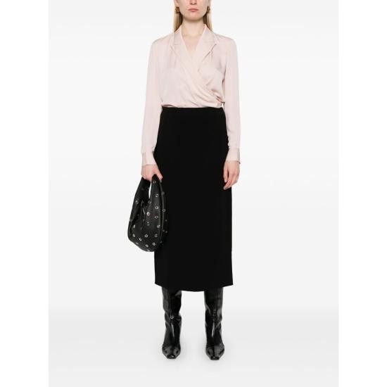 Theory THEORY Women Blouses O1102503 Q2D PINK Size L / US 10 / IT 46 - 4 Thumbnail