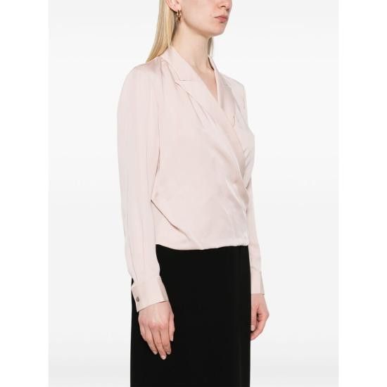 Theory THEORY Women Blouses O1102503 Q2D PINK Size L / US 10 / IT 46 - 5 Thumbnail