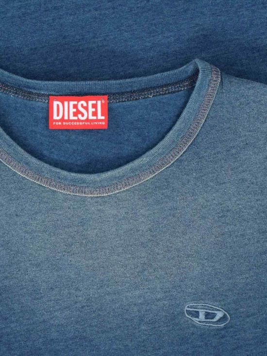 Diesel DIESEL Men T-Shirts A16186 0GIAU 01 Blue Size US M / EU 48-50 / 2 - 3 Thumbnail
