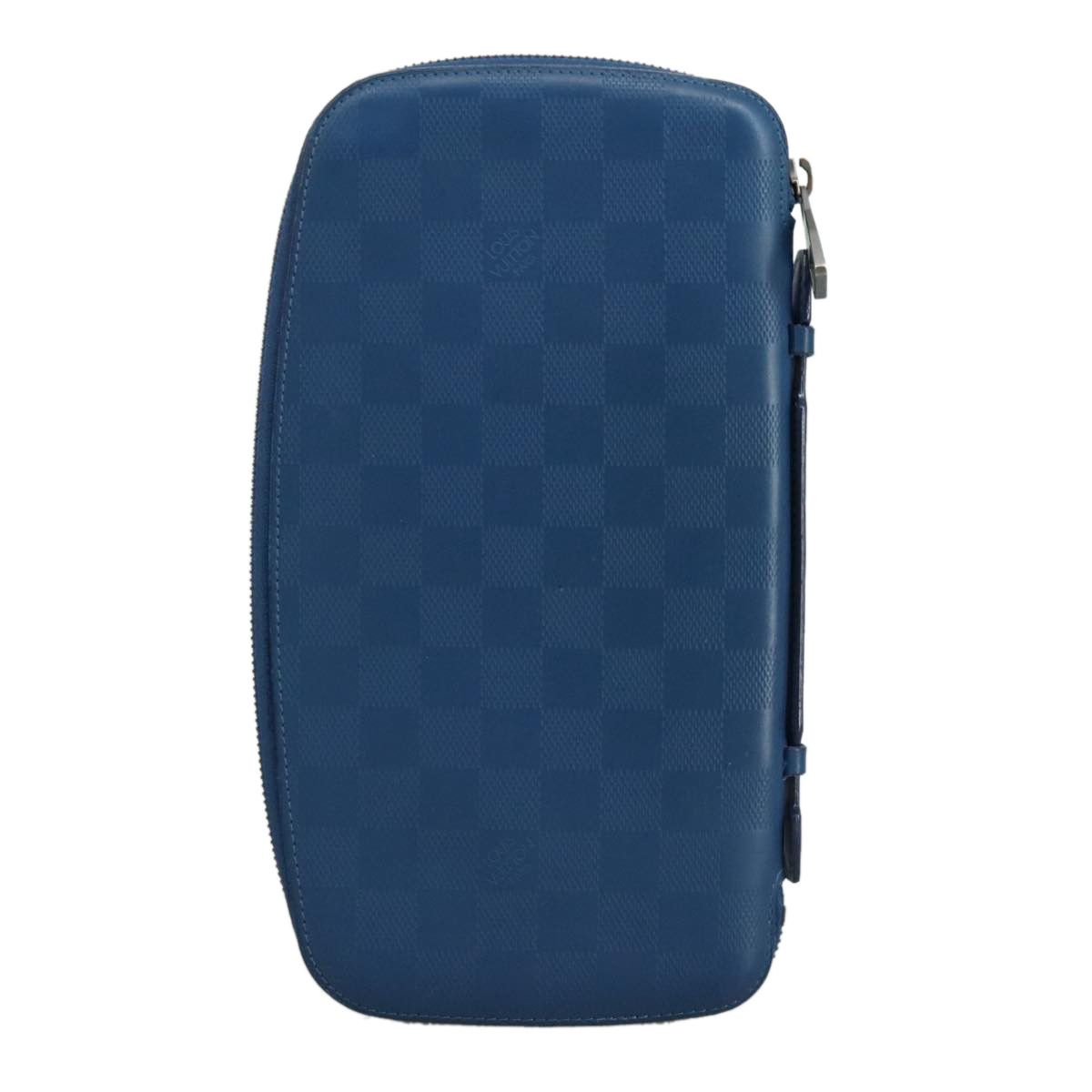Louis Vuitton Atholl Blue Leather Clutch Bag (Pre-Owned) Size ONE SIZE - 2 Thumbnail