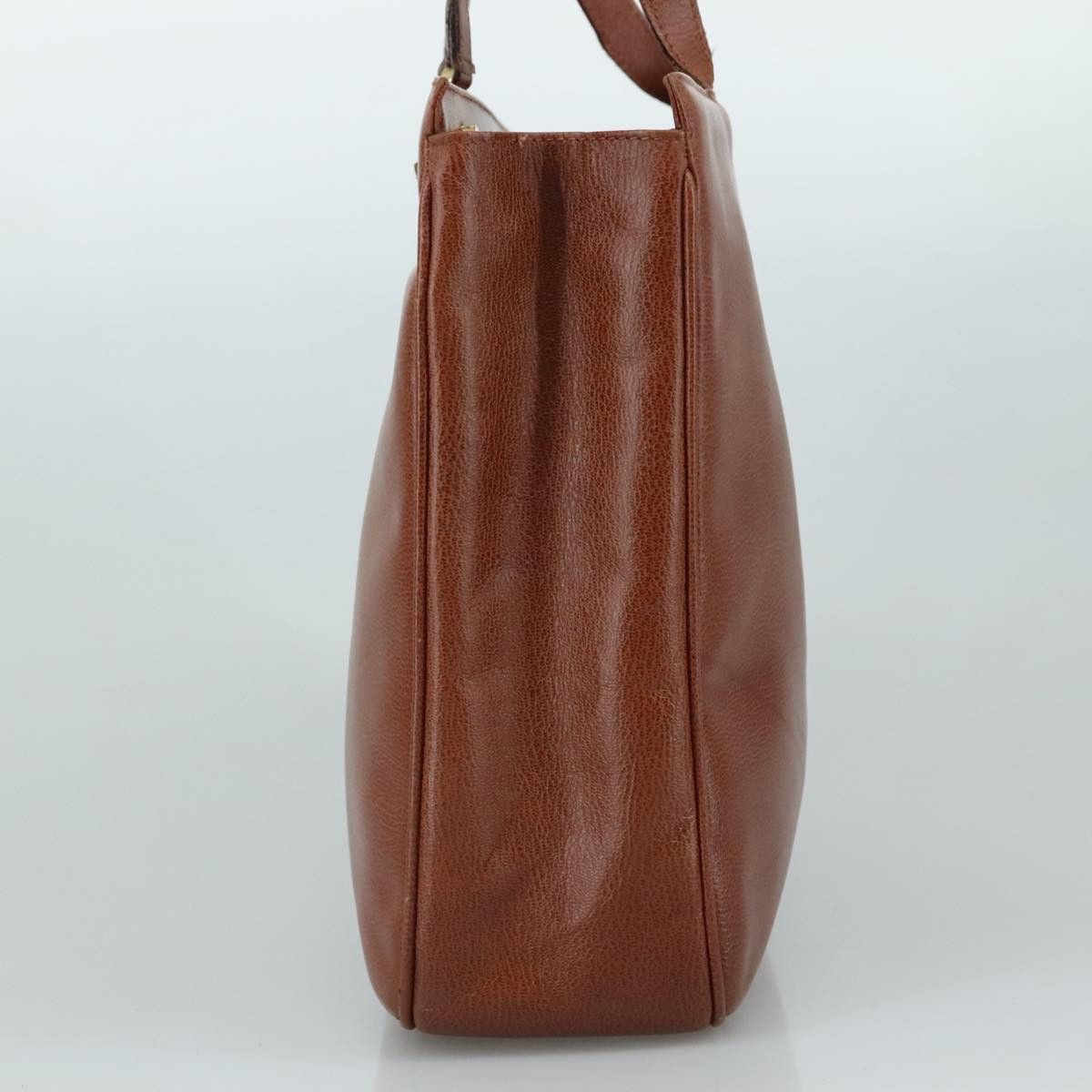 Salvatore Ferragamo Brown Leather Tote Bag (Pre-Owned) Size ONE SIZE - 4 Thumbnail